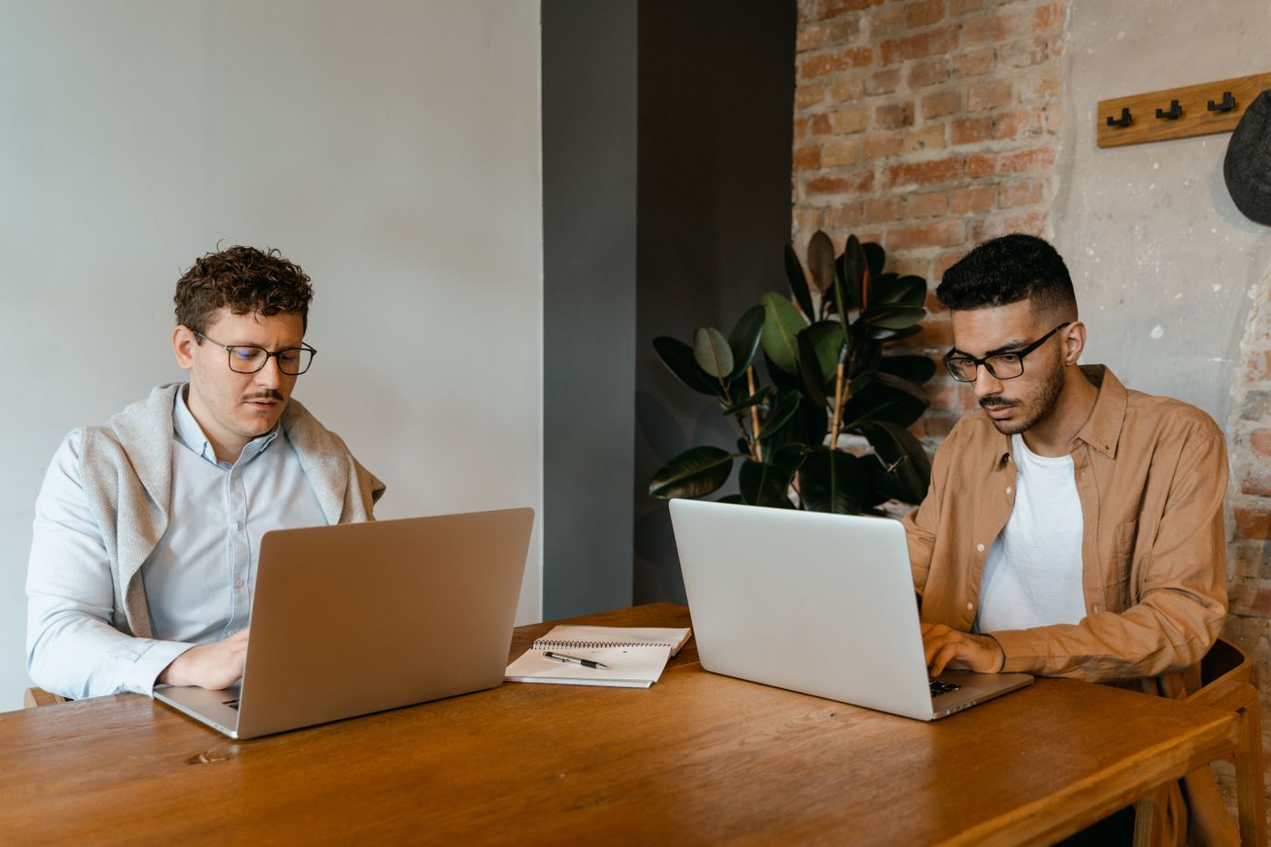 The WorkBeacon team working together